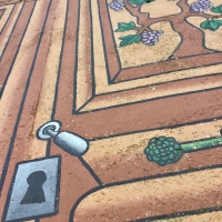 porte,serrure,clé,