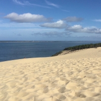 dune,ciel,nuages,